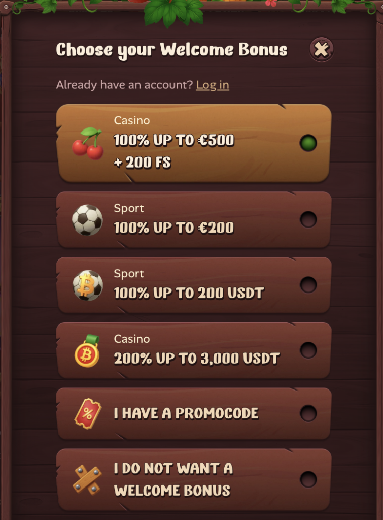 roostino welcome bonus